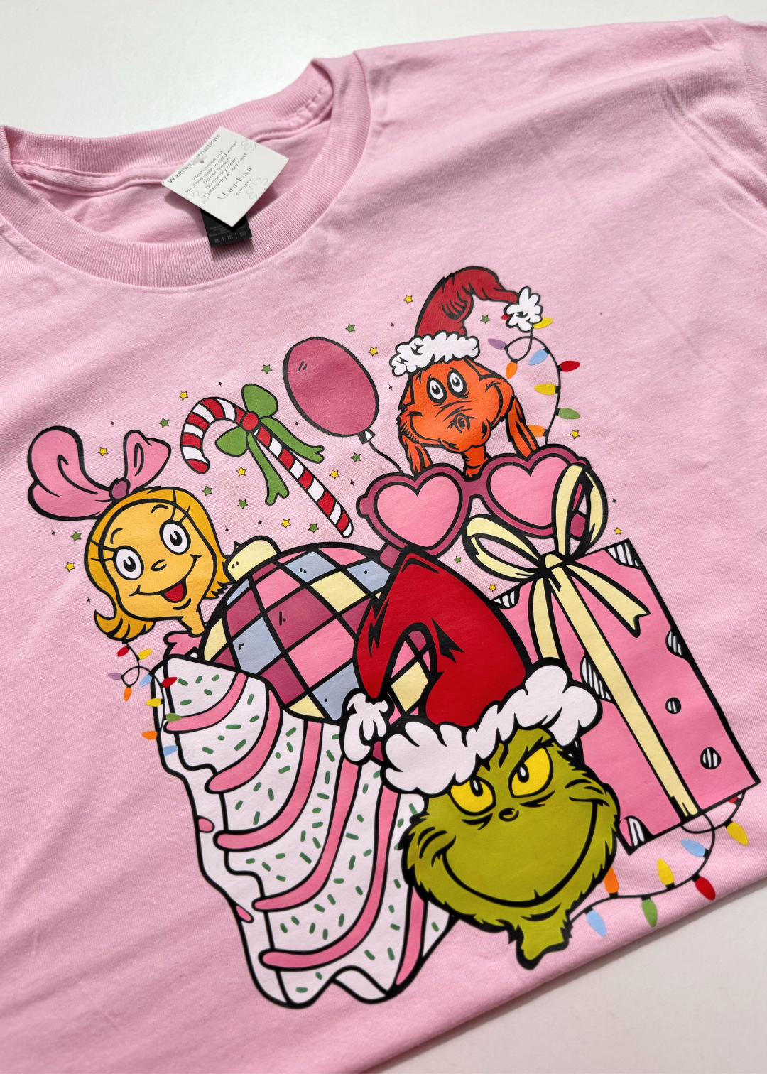 Family Grinch Big Front T-Shirt