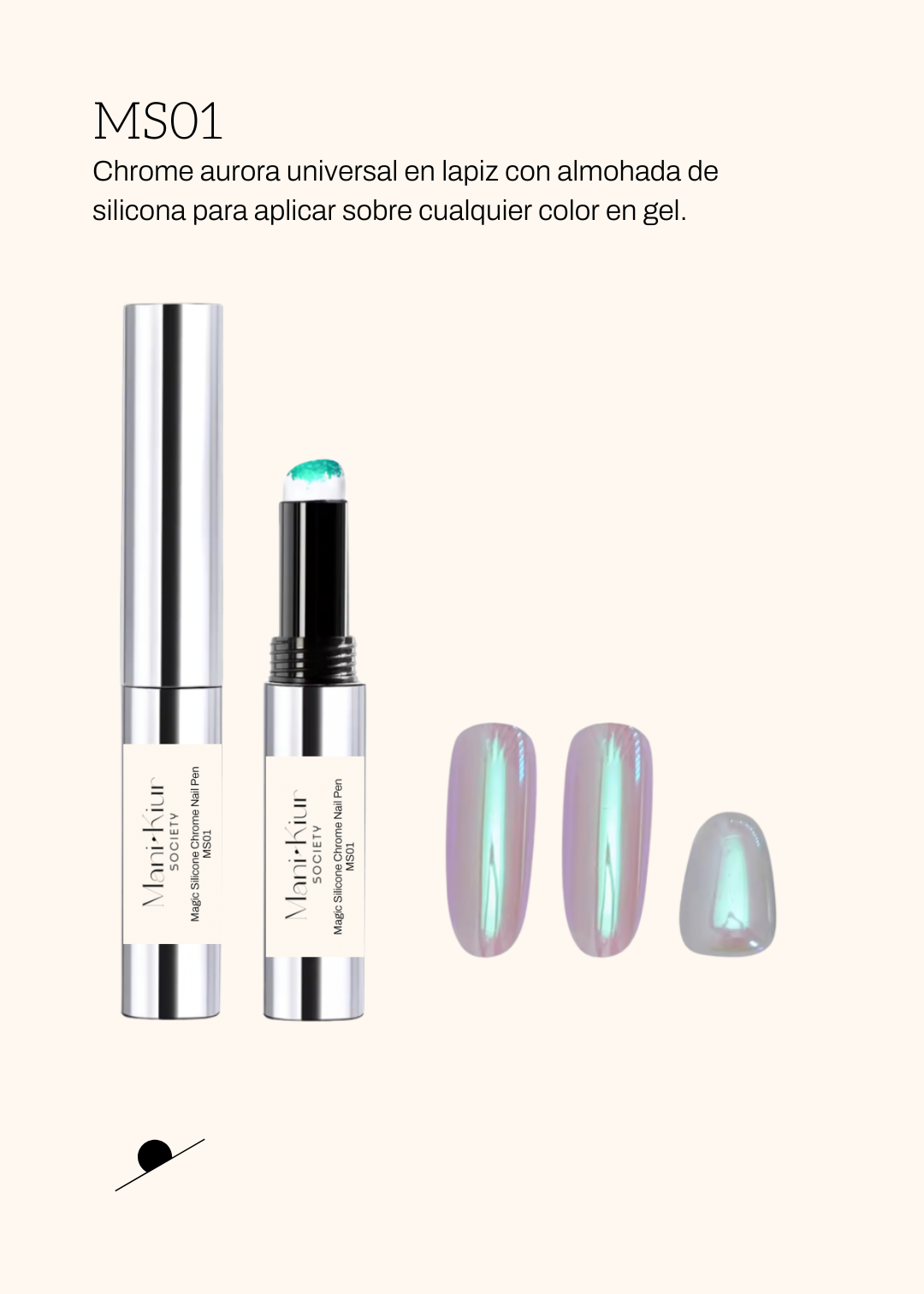 Magic Silicone Chromes Nail Pens