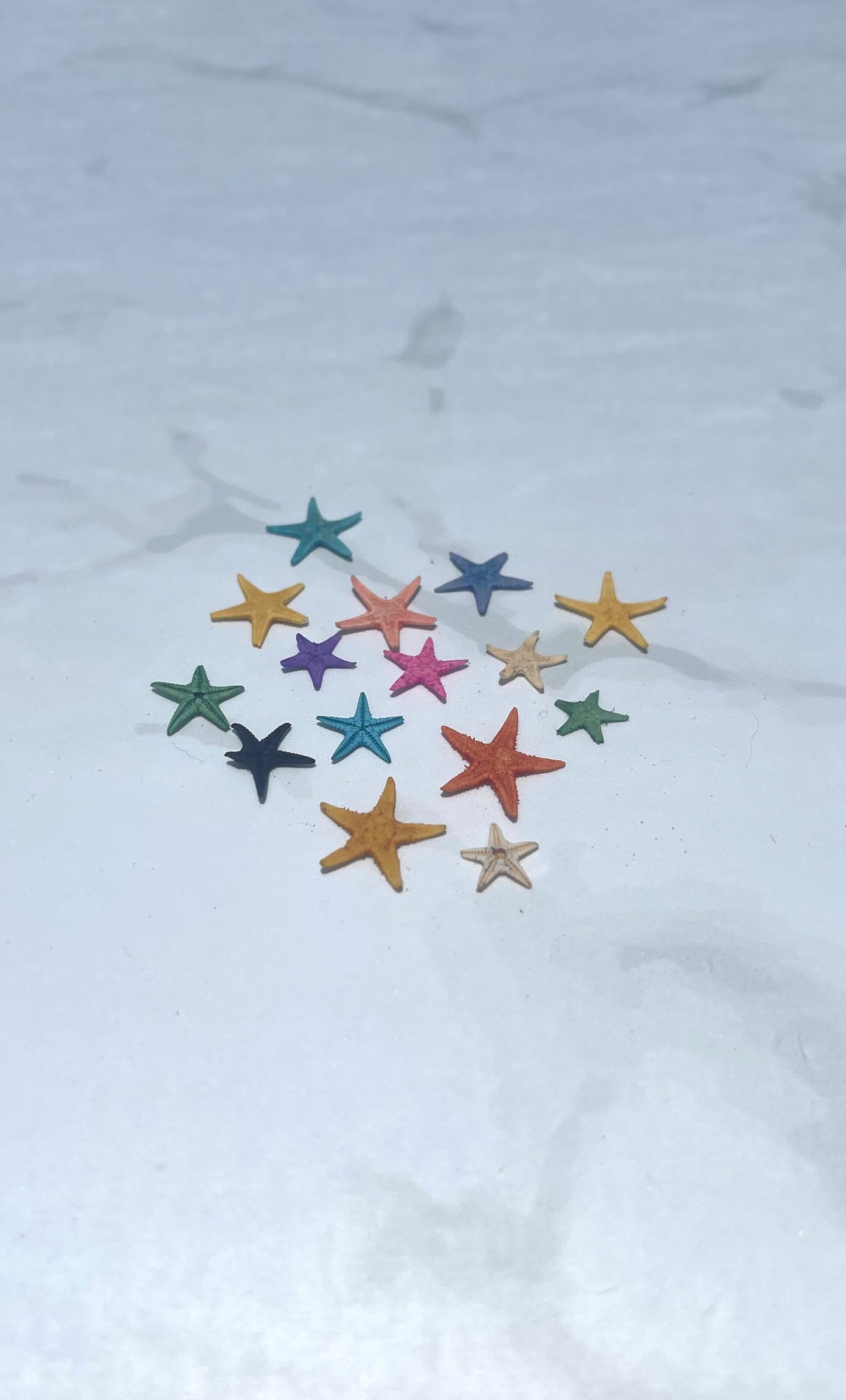 Mini Colored Sea Stars (15 pieces)