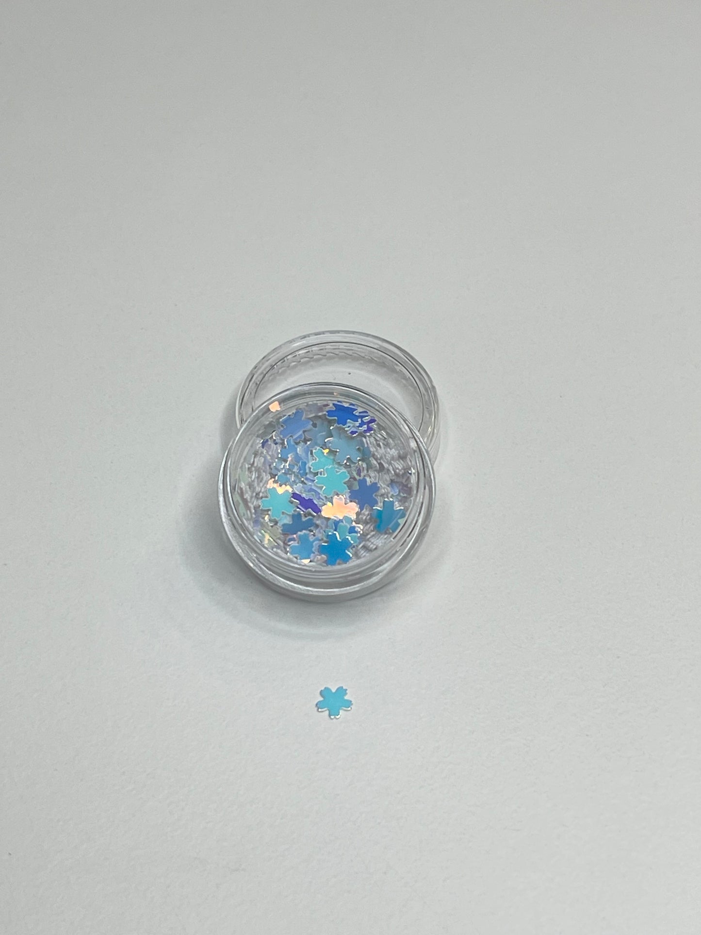 Blue Holo Snowflakes