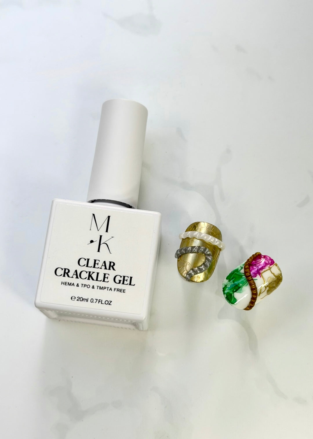 Clear Crackle Gel