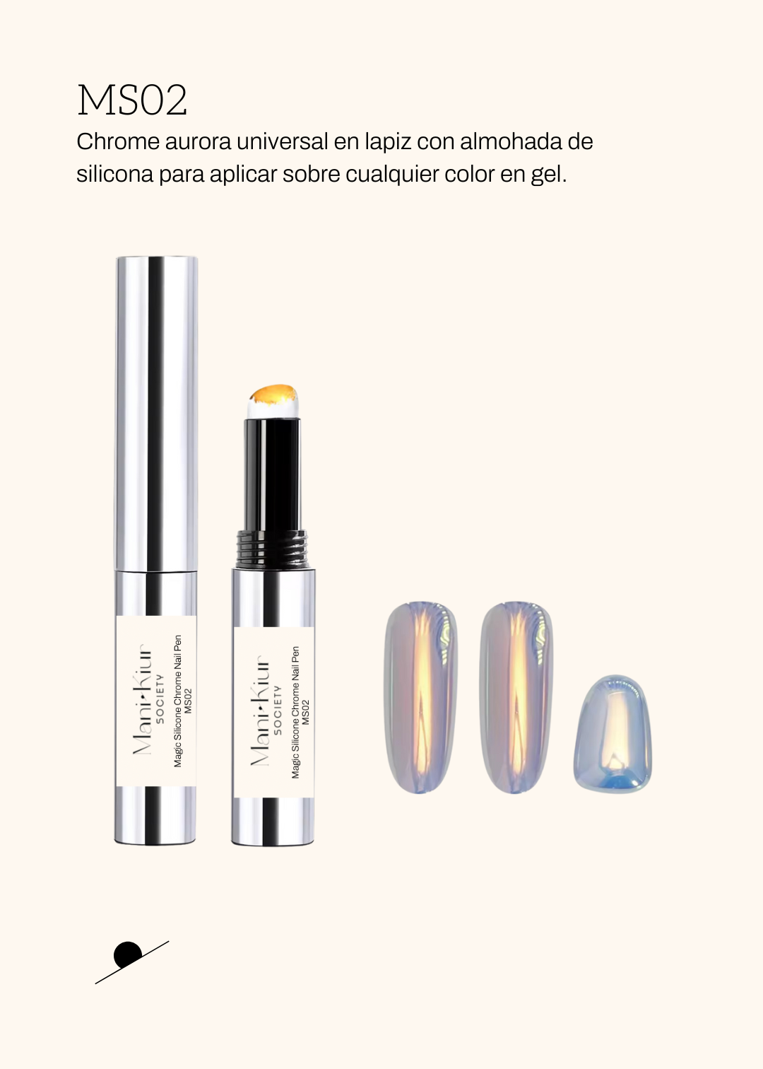Magic Silicone Chromes Nail Pens