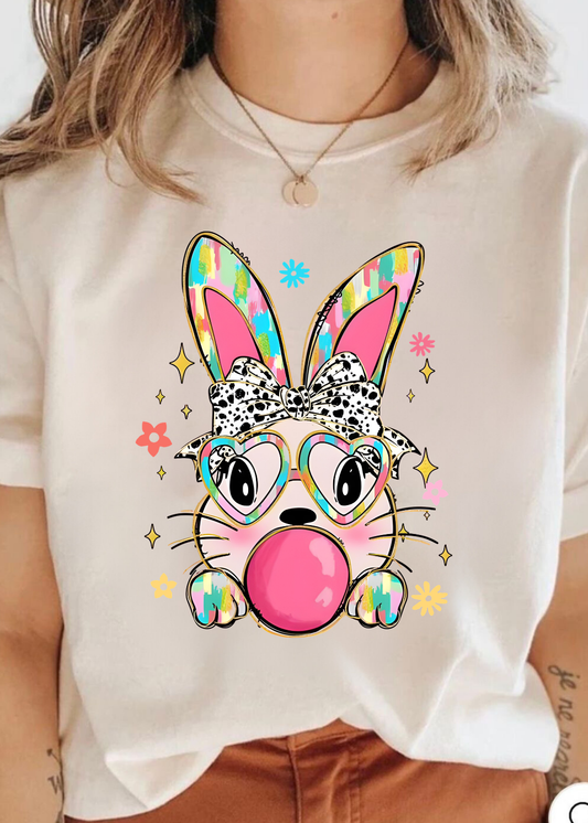 Cute Bunny Bubble T-Shirt