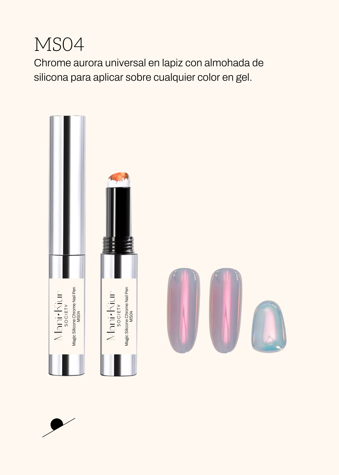 Magic Silicone Chromes Nail Pens