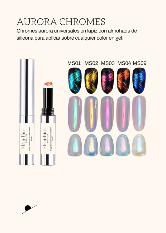 Magic Silicone Chromes Nail Pens