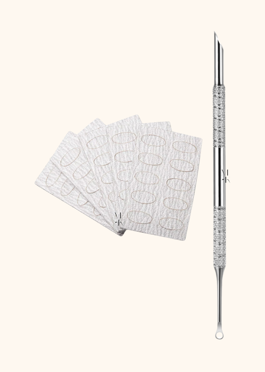 Double Headed Design Pusher + #240 Sanding Papers