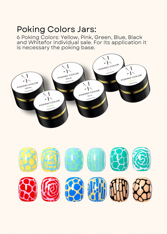 Poking Colors in Jars