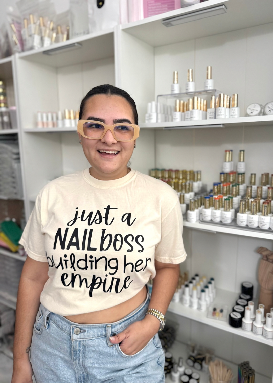 Just a Nail Boss building her empire T-Shirt