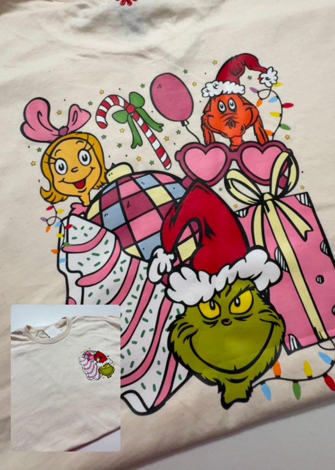 Family Grinch Front and Back T-Shirt