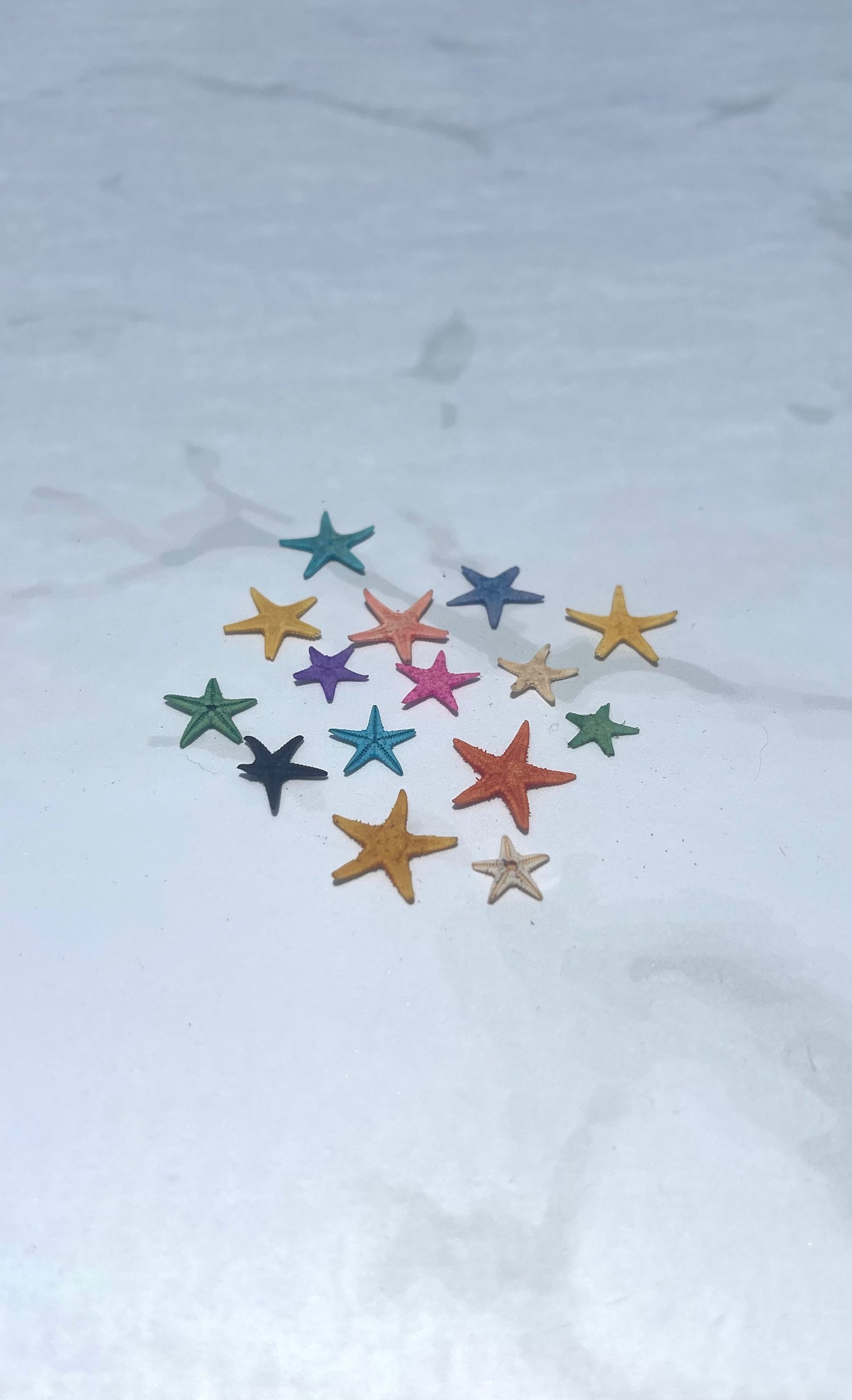 Mini Colored Sea Stars (15 pieces)