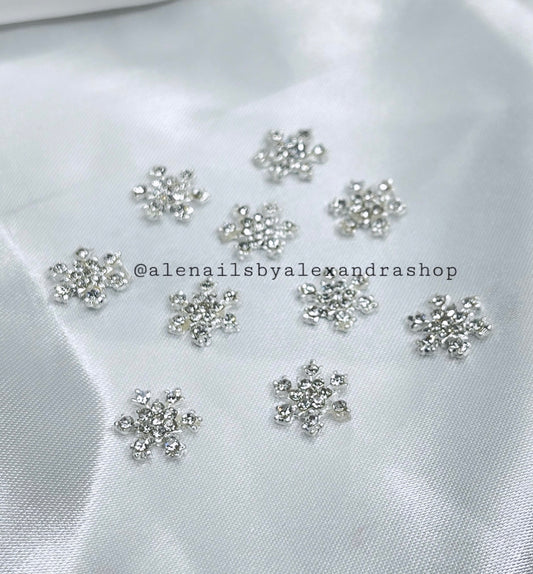 Snowflakes Charms (10 pieces)