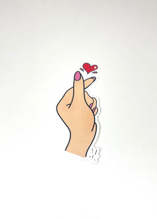 I love Nails Sticker