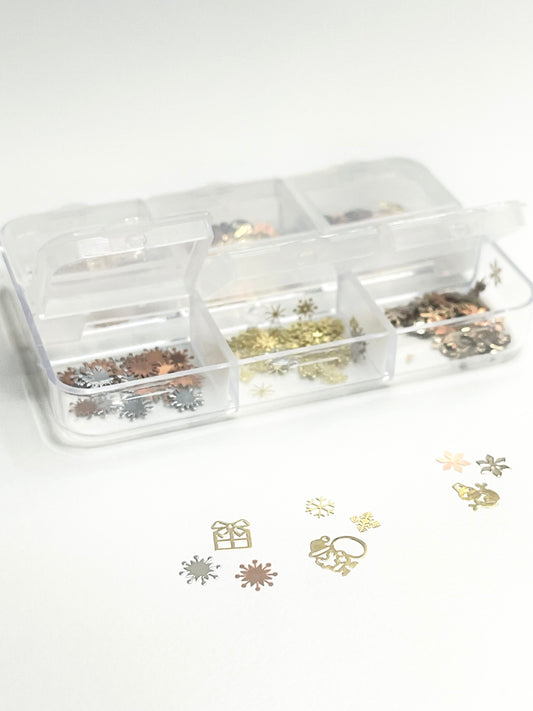 Christmas Metallic Box